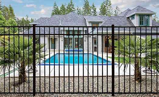 Colonial - clôtures ornementales en aluminium