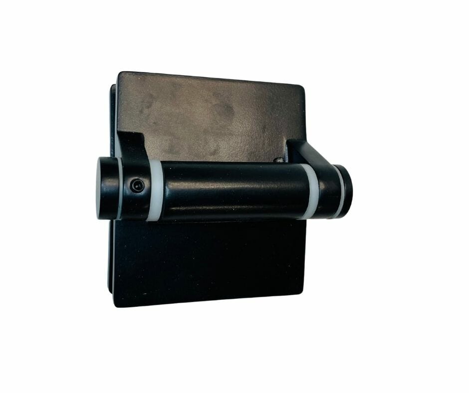 2 unités charnières acier inoxydable peintes en noir (PI-100N)