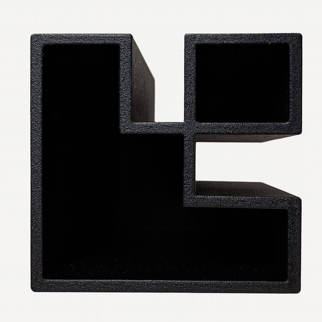 Poteau de coin 2.5″ x 2.5″ x 77″ avec plaque pour clôture Harmony 2.0 (PT-2577PC)