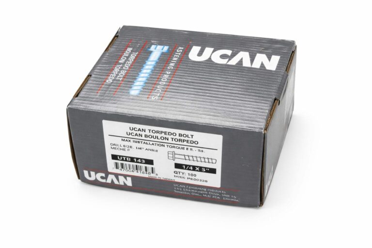 VIS D’ANCRAGE UCAN 1/4×3 »(BOITE DE 100) (UC-143)